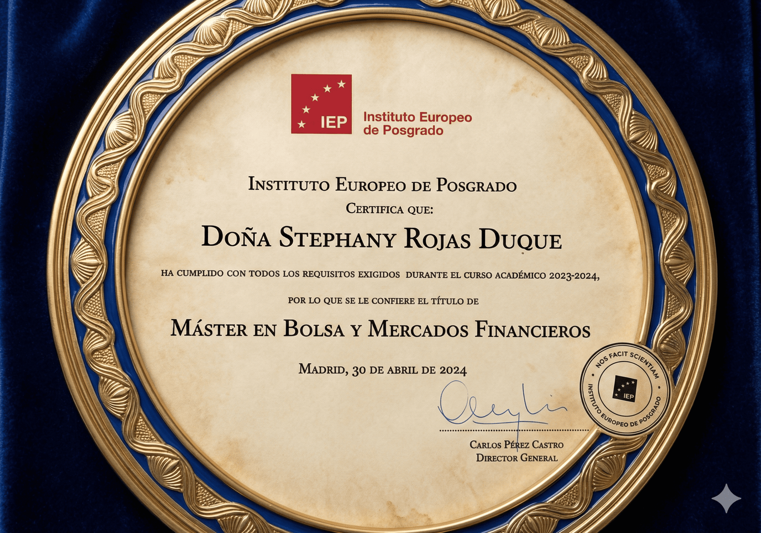 certificado